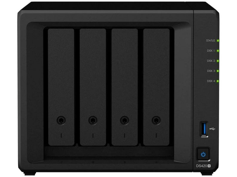 SYNOLOGY,NAS,4Fiók,Cel.J4025,2GB DDR4