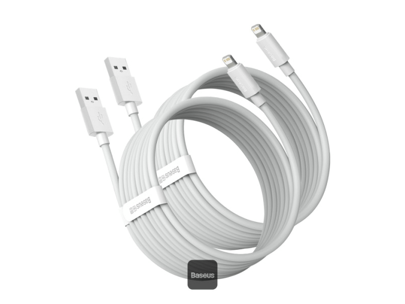 Baseus Simple Wisdom USB-A – iPhone kábel, 2 db (TZCALZJ-02)