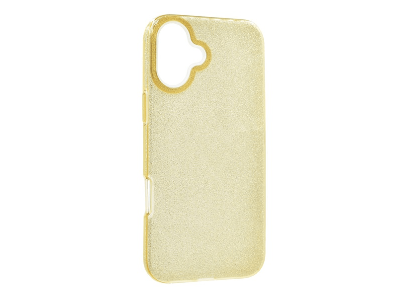 Gigapack Apple iPhone 16 Szilikon tok, arany (160071)