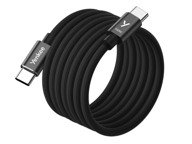 Yenkee YCU 02 BK USB-C magnetski kabel, crni