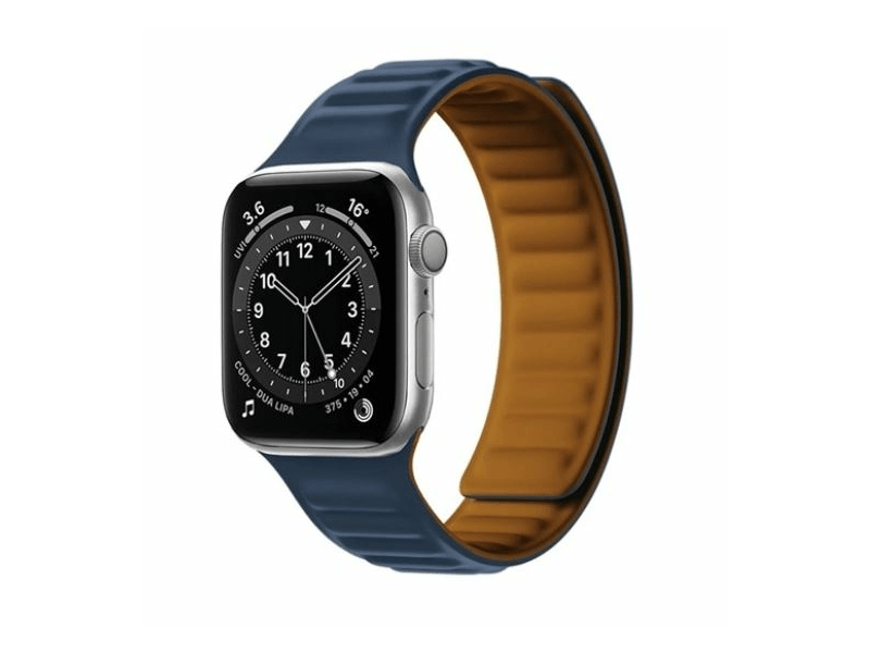 Gigapack Apple Watch Series Szilikon pótszíj, sötétkék (142785)