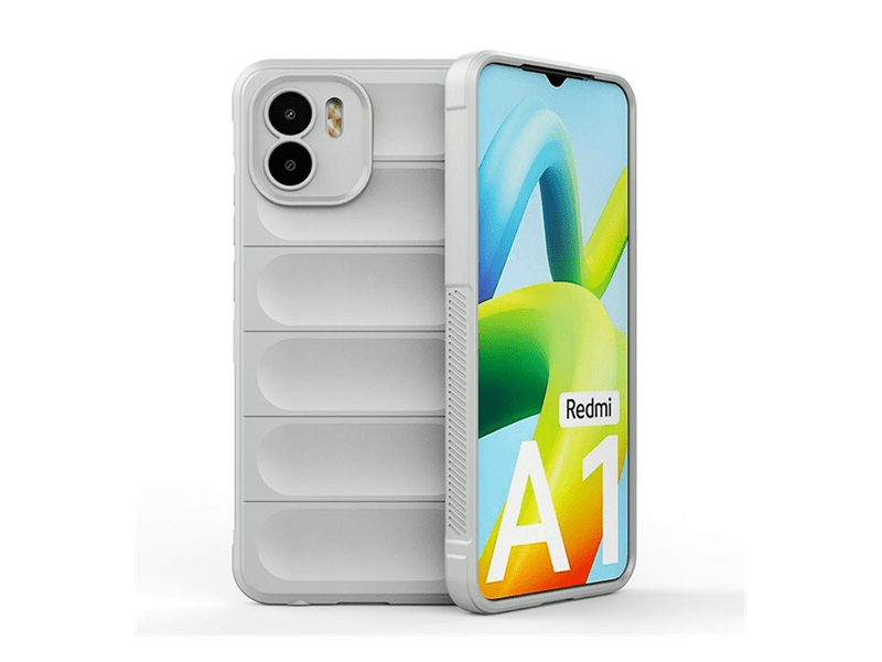 Gigapack Xiaomi Redmi A1/A2 Szilikon tok, világosszürke (134463)