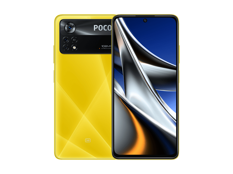 Poco X4 Pro 5G 6/128GB Okostelefon, sárga