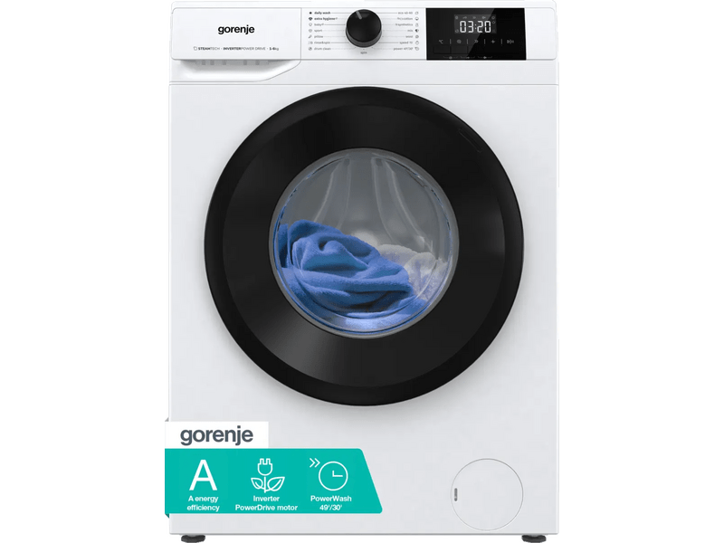 Gorenje W3NGPI61SAS Elöltöltős mosógép