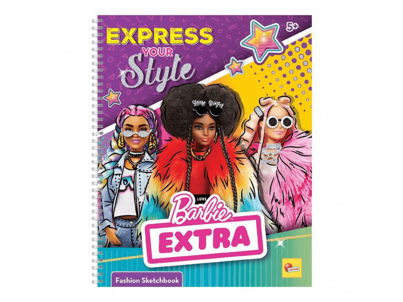 Barbie Express Your Style  stil Knjiga skica za modne dizajnere (LIS 12679)