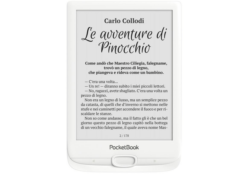 PocketBook Basic Lux 3 E-Book olvasó, fehér (617-D-WW)