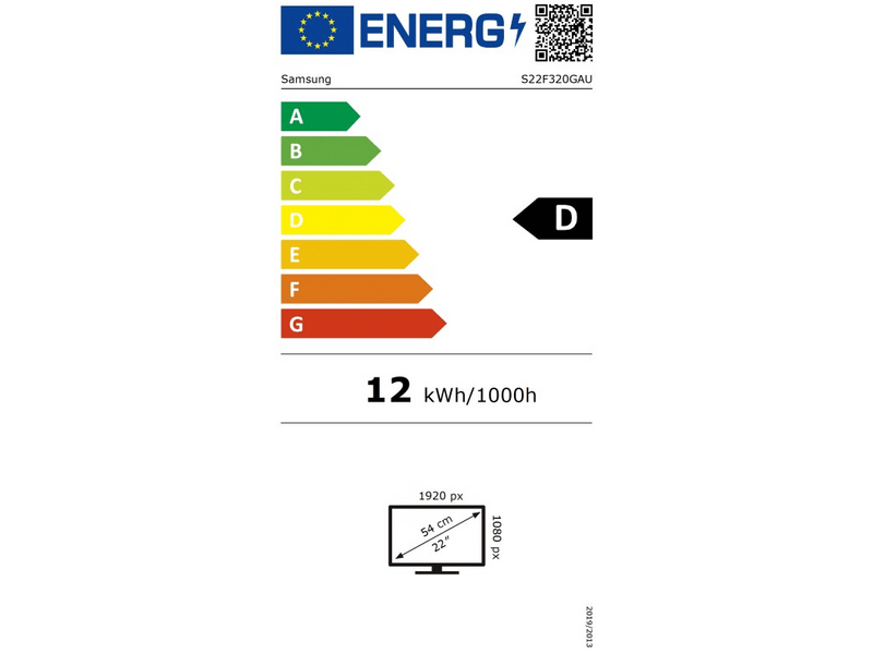 Samsung LS22F320GAUXEN 22