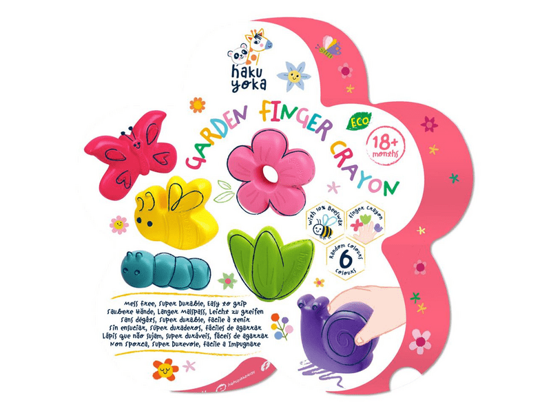Haku Yoka Virágoskert Ujjra húzható marokkréta készlet, 6 db-os (CP233114)