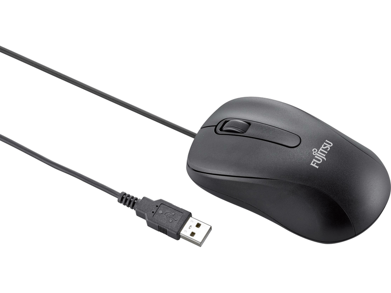 Fujitsu Mouse M520 egér - fekete