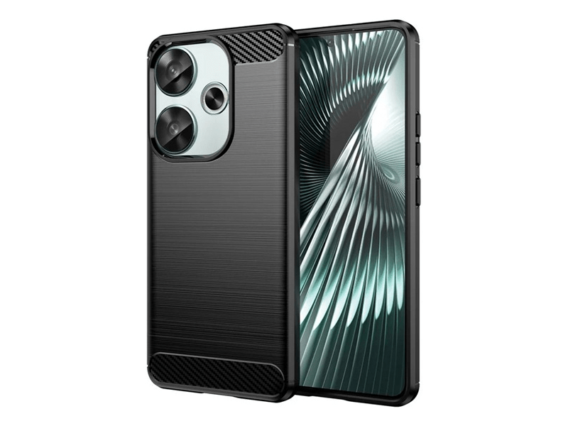 Gigapack Poco F6 Szilikon tok, fekete (158642)