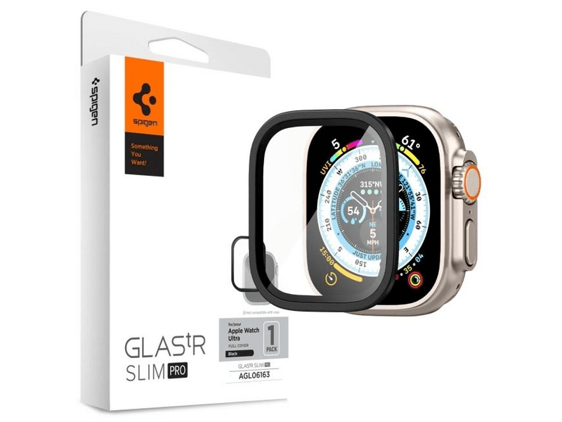 Spigen GLAS.tR Slim Pro Apple Watch Ultra 49mm Kijelzővédő üveg (AGL06163)