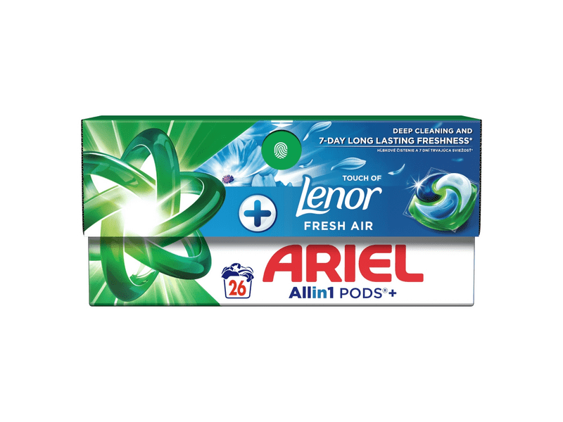 Ariel Allin1 PODS+ Touch of Lenor Fresh Air Mosókapszula, 26 db