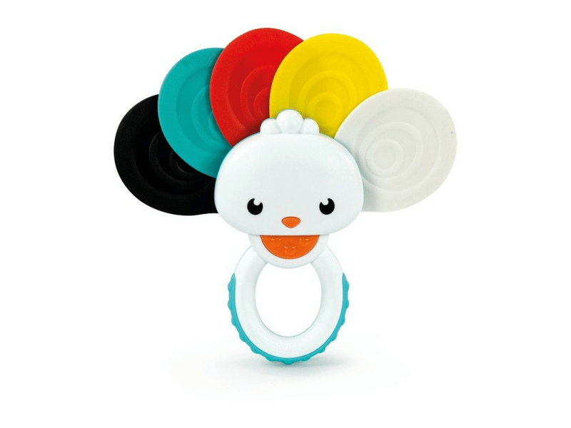 Clementoni szivárványos páva csörgő (17359)