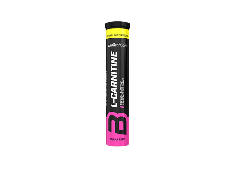 BiotechUSA L-Carnitine Pezsgőtabletta, 20 db, citrom-lime