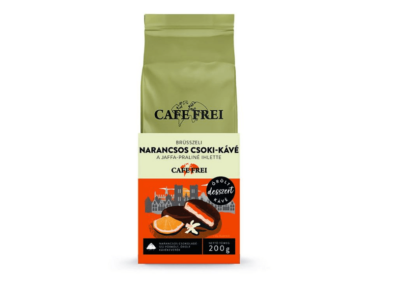 Cafe Frei Brüsszeli Narancs-Praliné őrölt kávé, 200 g