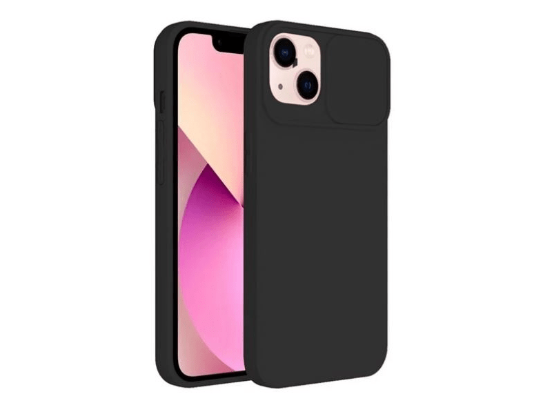 Gigapack Apple iPhone 15 Plus Szilikon tok, fekete (144968)