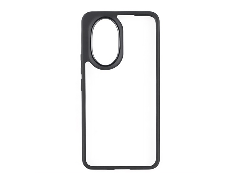 Gigapack Honor 200 Szilikon tok, fekete/átlátszó (159532)