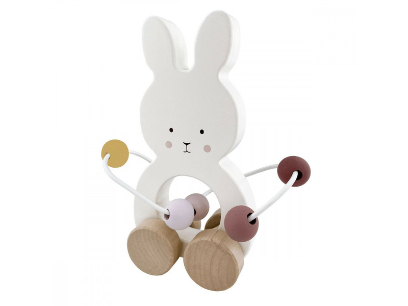 Jabadabado Fa készségfejlesztő gurulós nyuszi abakusszal (C2531)