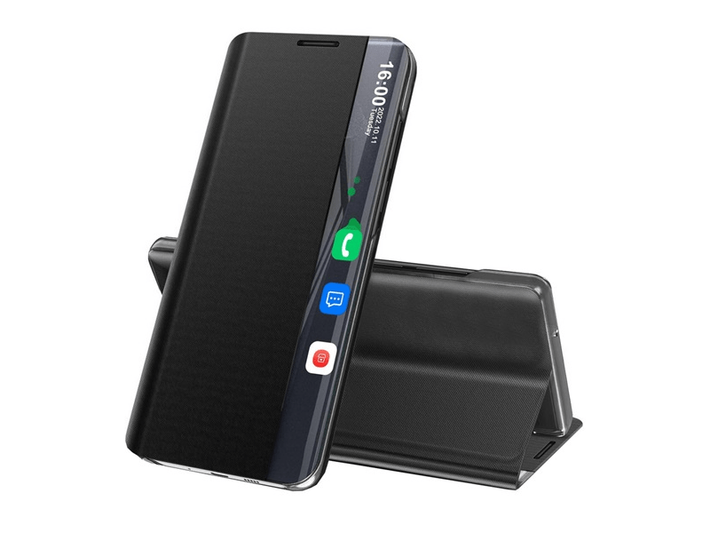 Gigapack Samsung Galaxy A05s Flip tok, fekete (155597)