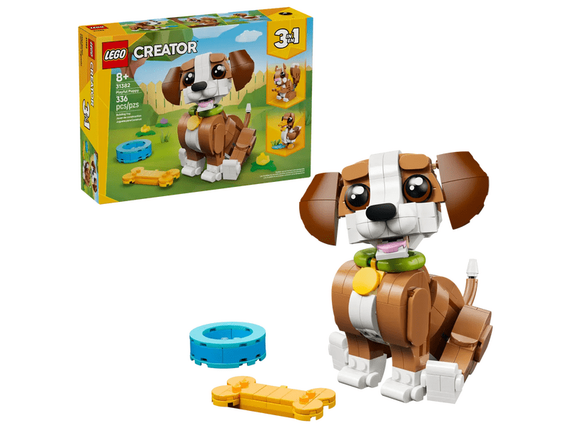 LEGO® Creator 3 az 1-ben Aranyos állatok: Játékos kiskutya (31382)
