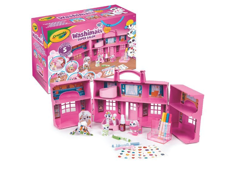 Crayola Washimals Szépségszalon játékszett (74-7500)