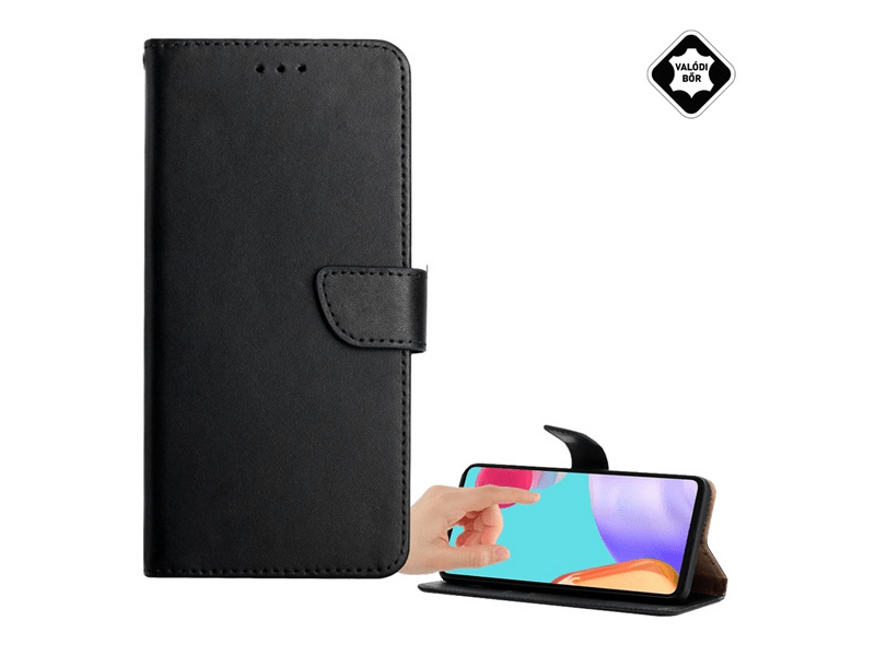 Gigapack Honor Magic5 Lite 5G Flip bőrtok, fekete (GP-147284)