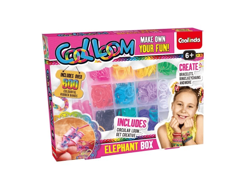 Paulinda Cool Loom set za izradu gumenih narukvica - Slon (0001)