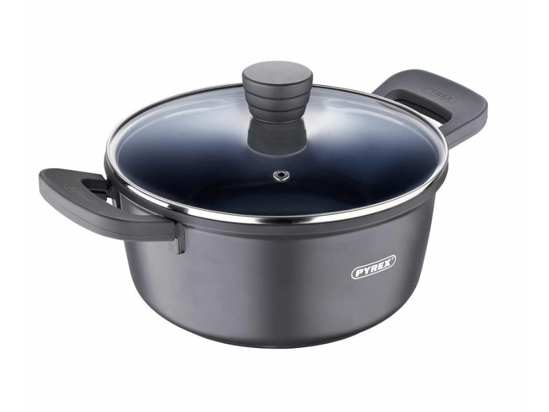 Pyrex PY-3322 Lábas fedővel, 28 cm