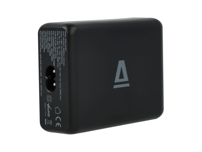 Avax DC637 Desky+ 200W GaN USB-C Gyorstöltő elosztó