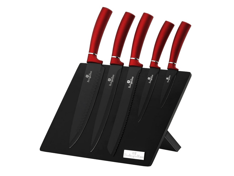 Berlinger BH-2519 6 részes késkészlet mágneses állvánnyal