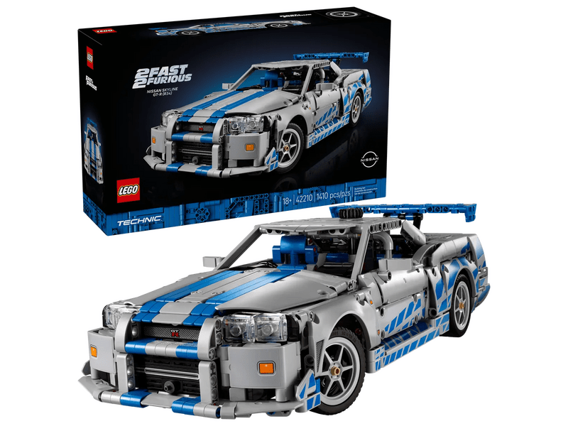 LEGO® Technic 2 Fast 2 Furious Nissan Skyline GT-R (R34) autó (42210)