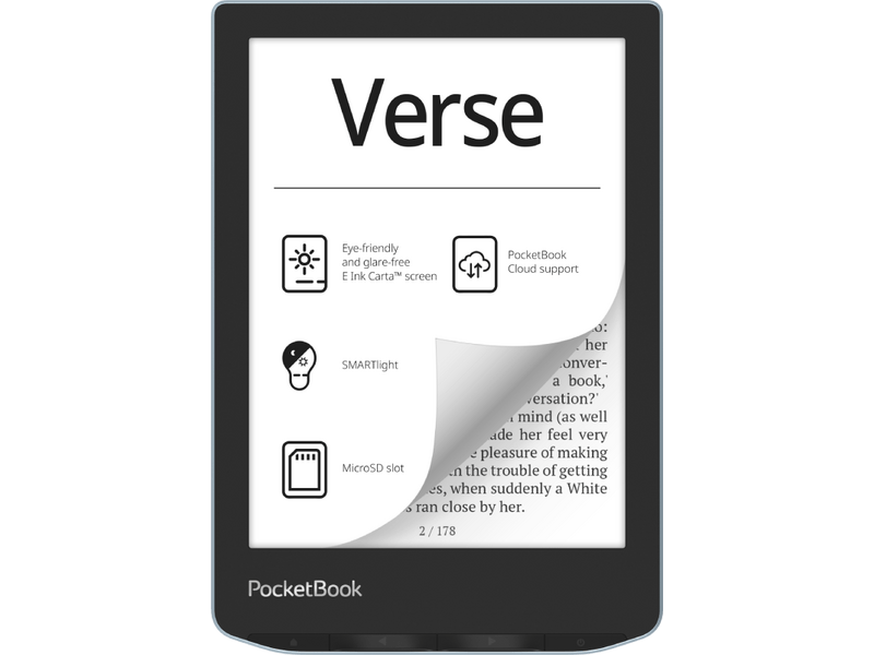 PocketBook Verse E-Book olvasó, élénkkék (PB629-2-WW)
