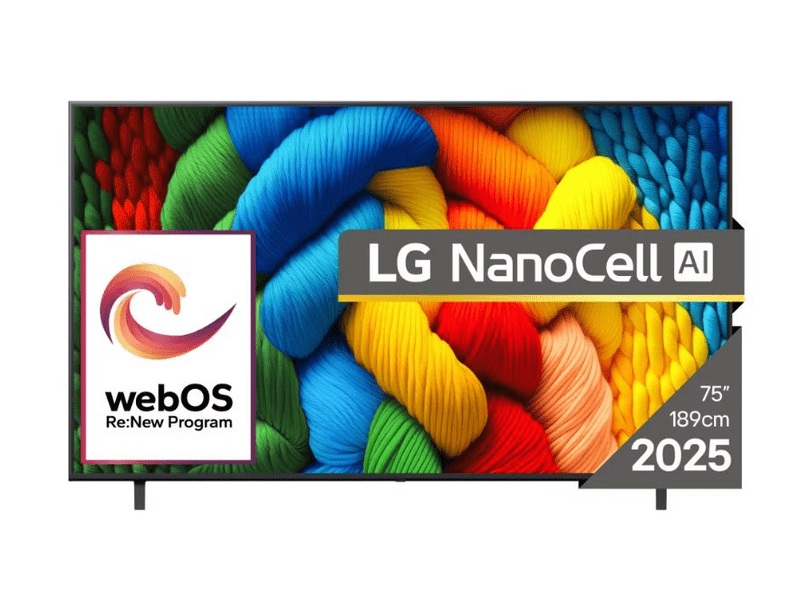 LG 75NANO80A3B 75" 4K UHD NanoCell Smart TV