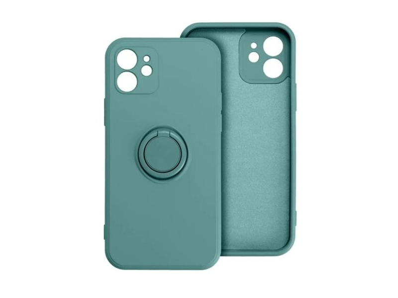 Gigapack Apple iPhone 15 Pro Szilikon tok, sötétzöld (145013)