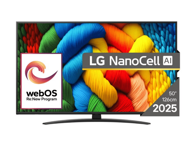 LG 50NANO81A3A 50" 4K UHD NanoCell Smart TV