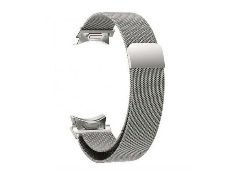 Gigapack Samsung Galaxy Watch 6 Milánói pótszíj, ezüst (149375)
