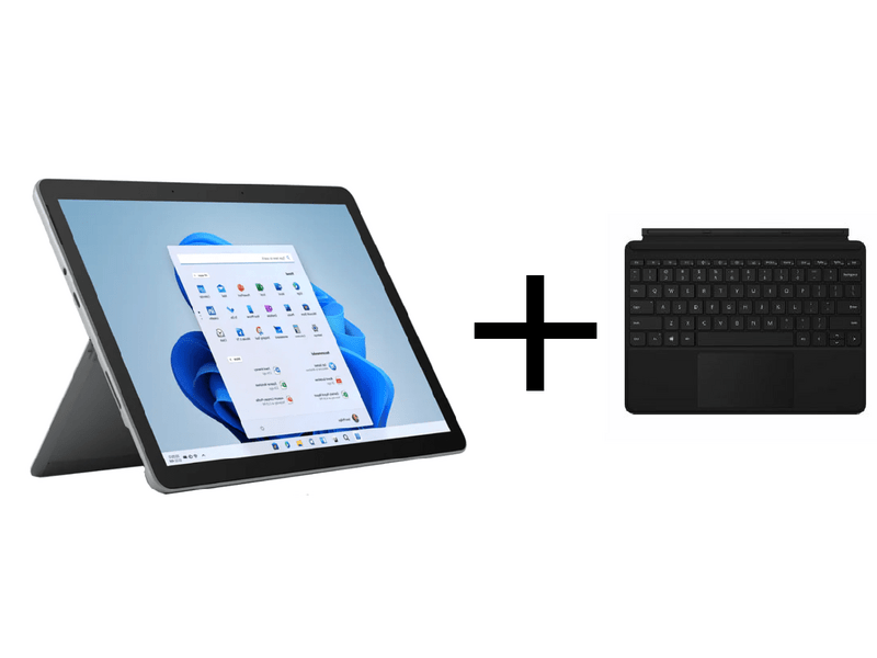 Microsoft Surface Go 3 2in1 Tablet (8VA-00006) + Microsoft Surface Go Type Cover US billenyűzet (TXK-00001)