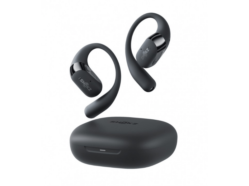Shokz OpenFit 2 Bluetooth slušalice, crne boje
