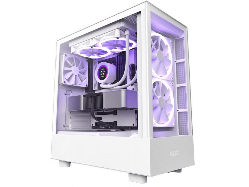 NZXT H5 Elite Számítógépház, fehér (CC-H51EW-01)