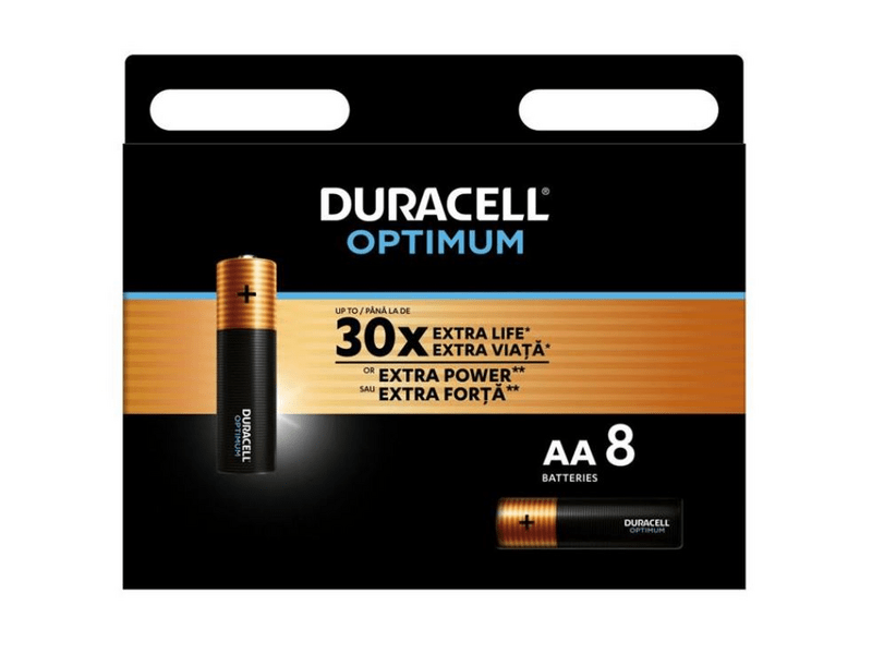 Duracell Optimum AA elem, 8 db