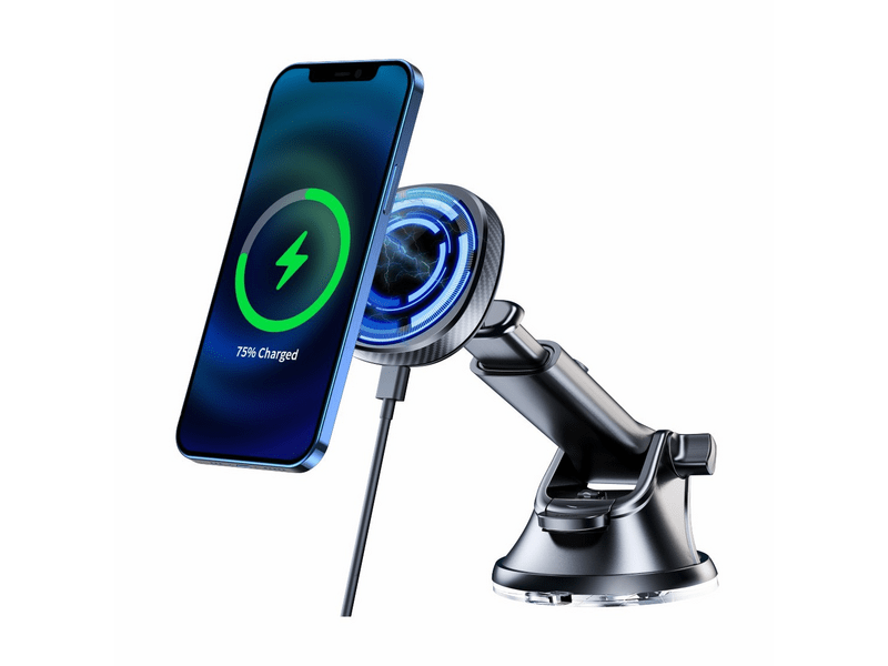 Swissten Autós telefontartó és MagSafe töltő, 15W (65010610)