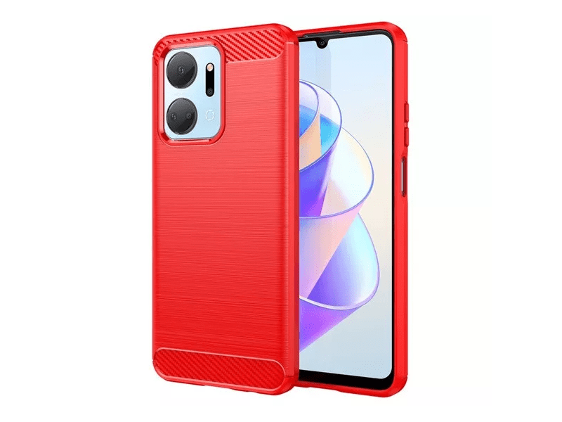 Gigapack Honor X7a Szilikon tok, piros (136872)