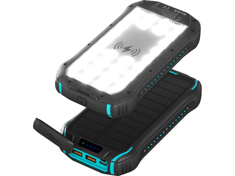 LAMAX Journey 26800mAh Napelemes powerbank