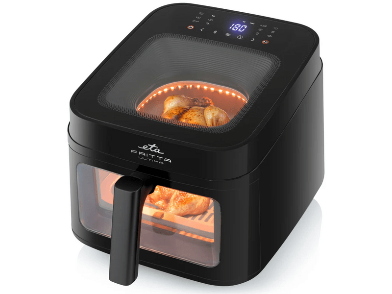 Eta Fritta Ultima 7168 90000 Forrólevegős sütő, fekete