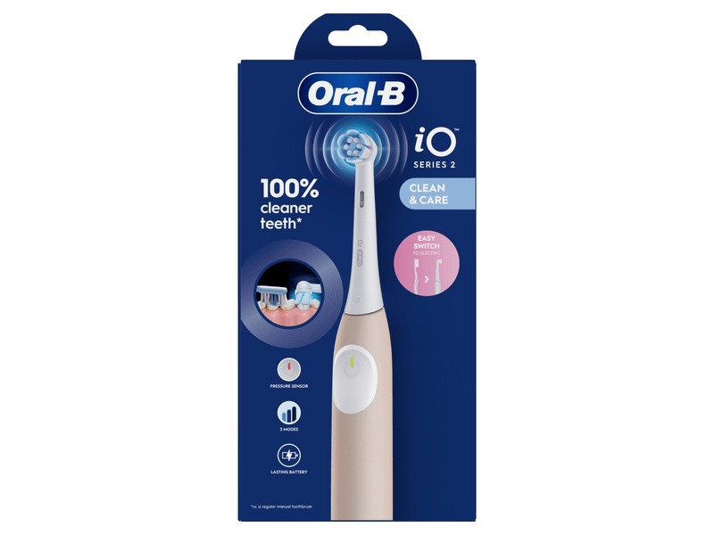 Oral-B iO 2 Elektromos fogkefe, rózsaszín