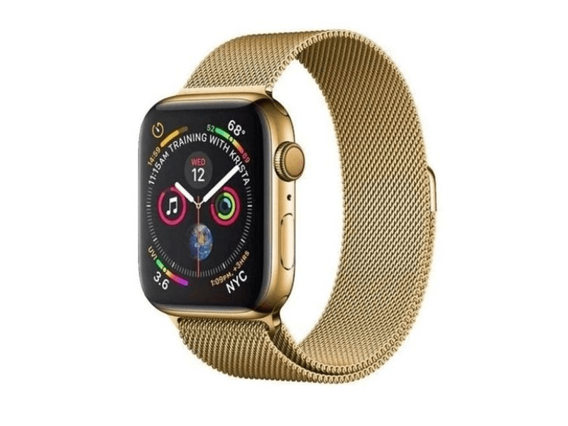 Gigapack Apple Watch Series Milánói pótszíj, arany (142700)