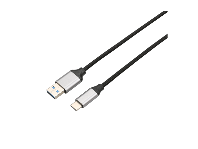 CB301G STEELY USB A-C 3A, 1.5m kábel