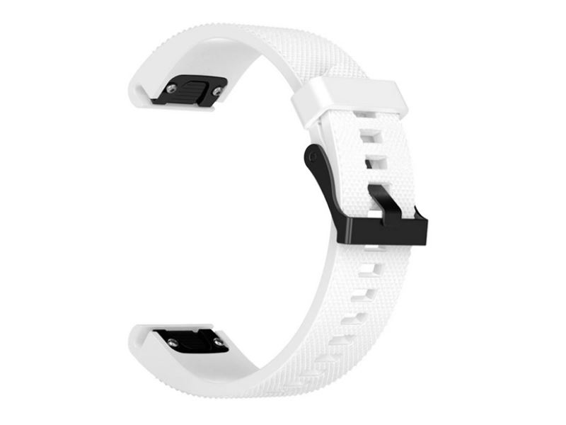 Gigapack Garmin Epix Pro/Fenix 20mm Szilikon Pótszíj, fehér (149209)