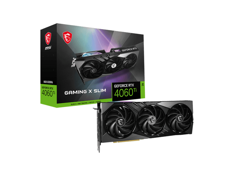MSI GeForce RTX™ 4060 Ti GAMING X SLIM 8G Videókártya