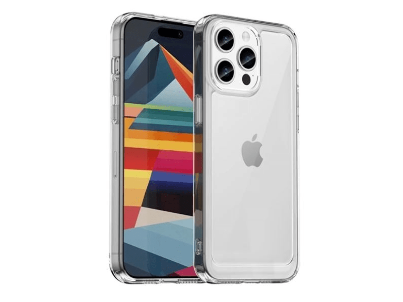 Gigapack Apple iPhone 15 Pro Szilikon tok, átlátszó (146717)